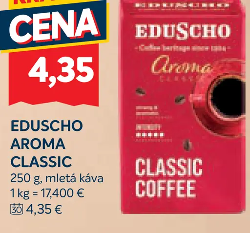 Eduscho Aroma Classic pražená mletá káva