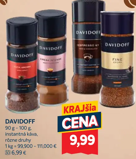 Davidoff Instantná káva