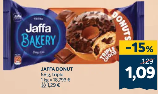 Jaffa Bakery Donut triple čokoládový