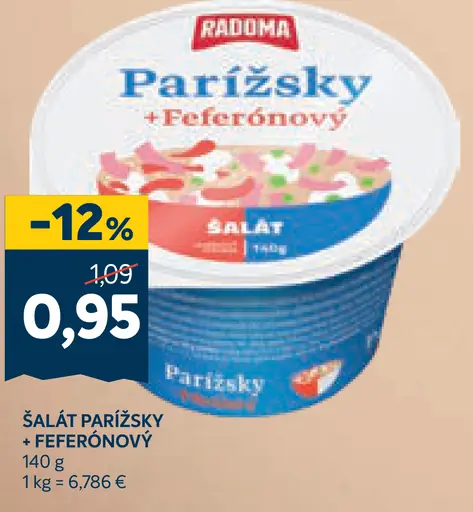 Radoma Parížsky šalát + feferónový