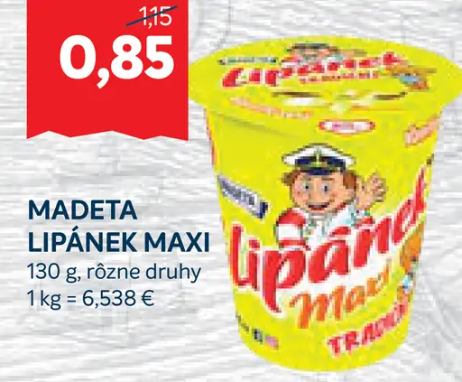 Madeta Lipánek Maxi tvarohový dezert
