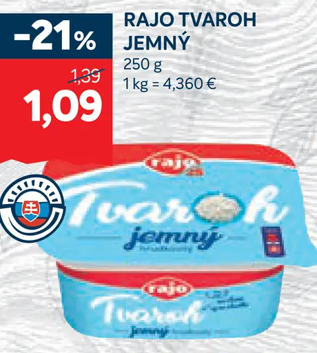 Rajo Tvaroh jemný