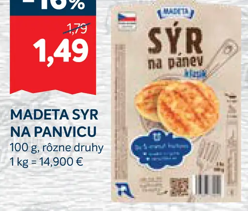 Madeta Syr na panvicu