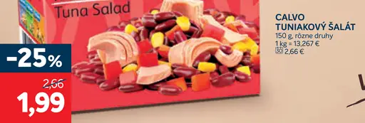 Calvo tuniakový šalát Mexican