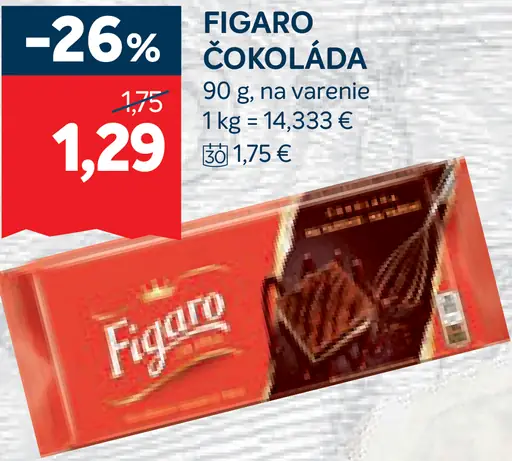 Figaro Čokoláda na varenie