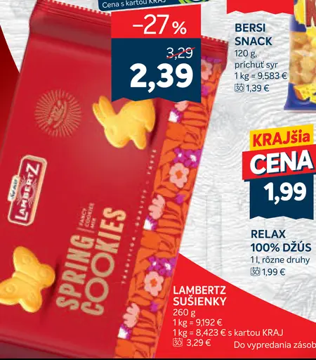 Lambertz jarné sušienky Spring Cookies