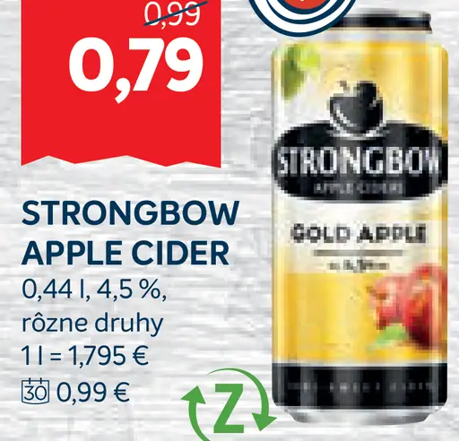 Strongbow Apple Ciders Gold Apple plechovka