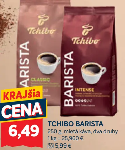Tchibo Barista zrnková káva