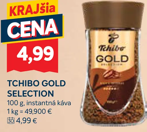 Tchibo Gold Selection instantná káva