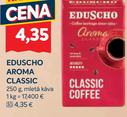 Eduscho Aroma Classic pražená mletá káva