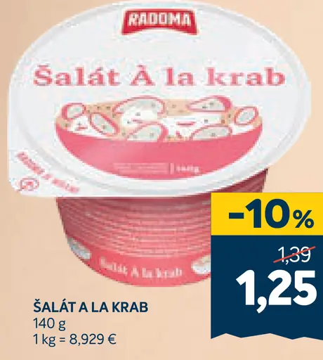 Radoma Šalát à la krab