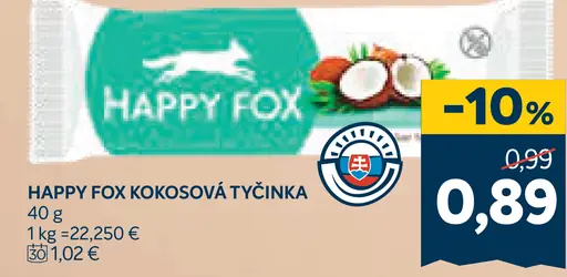 Happy Fox kokosová tyčinka