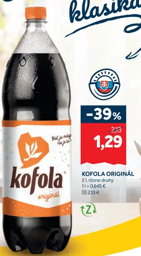 Kofola originál nealkoholický nápoj