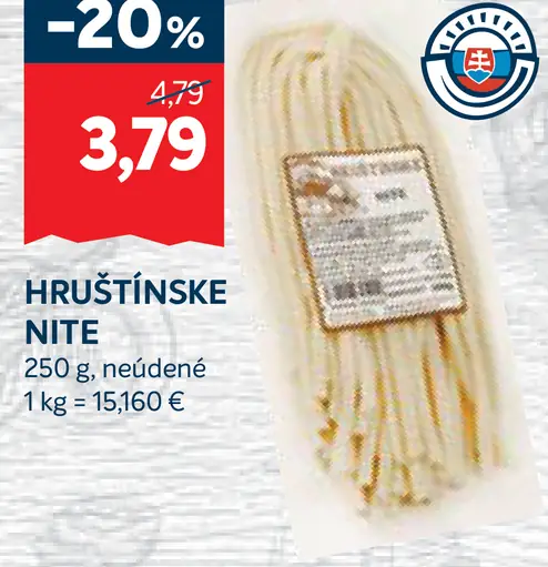 Hruštínske nite nedudené