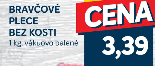 Bravčové plece bez kosti