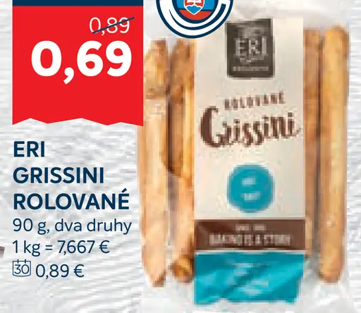 Eri Grissini rolované