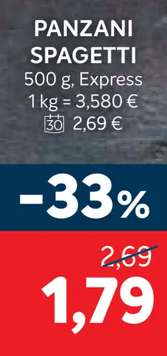 Panzani Express špagety