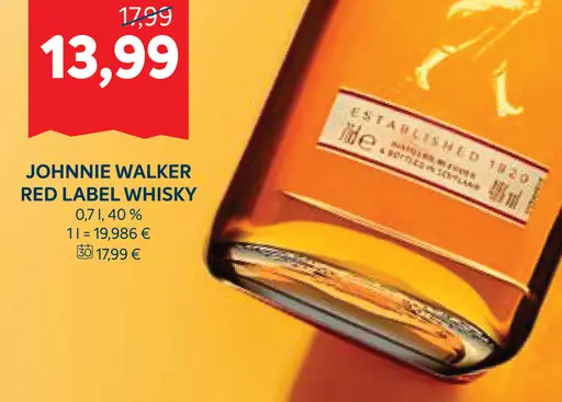 Johnnie Walker Red Label Whisky
