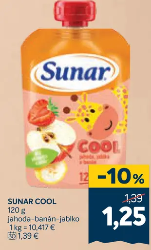 Sunar Cool ovocné pyré