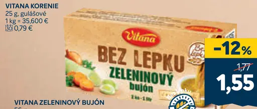 Vitana Zeleninový bujón bez lepku