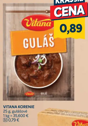 Vitana korenie gulášové