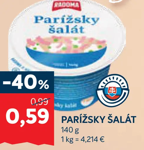 Radoma Parížsky šalát