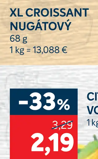 XL Croissant Nugátový
