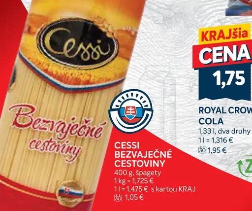 Cessi bezvaječné cestoviny