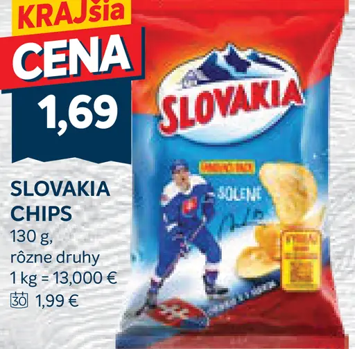 Slovakia Chips Solené
