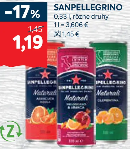 Sanpellegrino nealkoholický nápoj