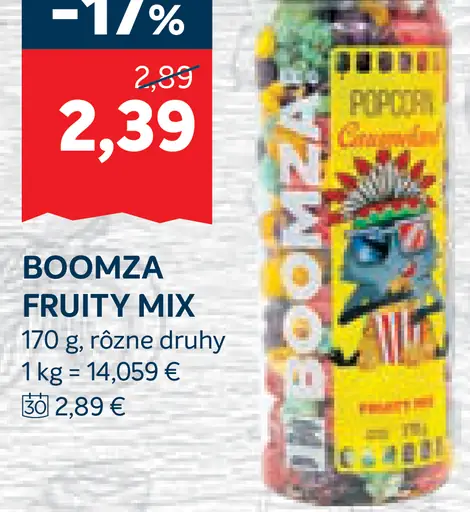 Boomza Fruity Mix Popcorn