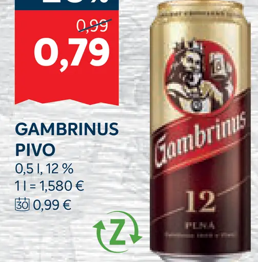Gambrinus pivo