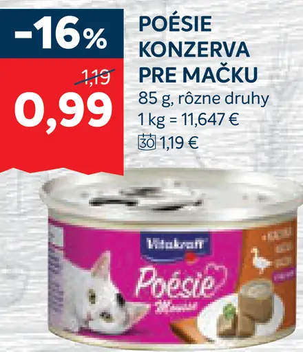 Vitakraft Poésie vanička pre mačku pašté