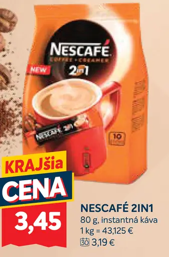 Nescafé 2in1 instantná káva