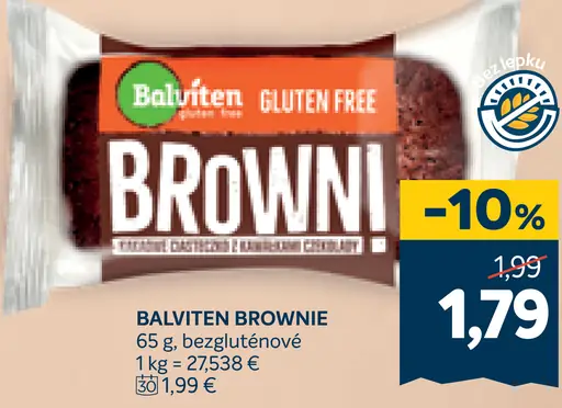 Balviten brownie bezlepkový