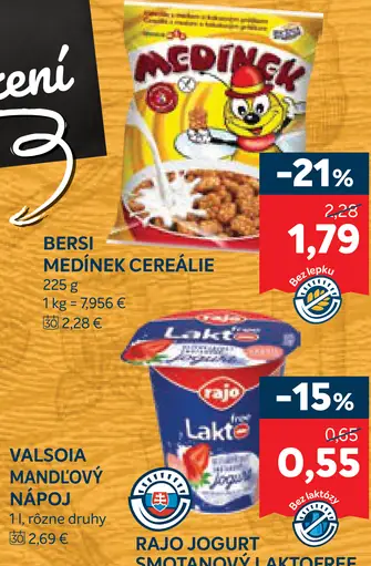 Bersi Medvídek cereálie medové