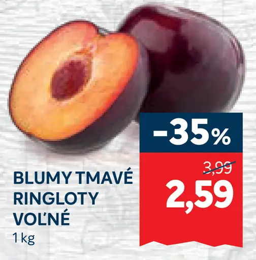Blumy tmavé ringloty voľné
