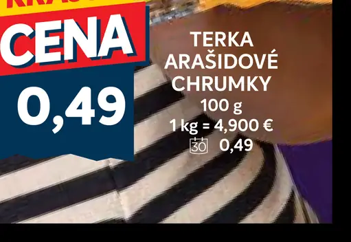 Terka Arašidové Chrumky Kukuričné