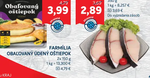 Farmília obaľovaný údený oštiepok