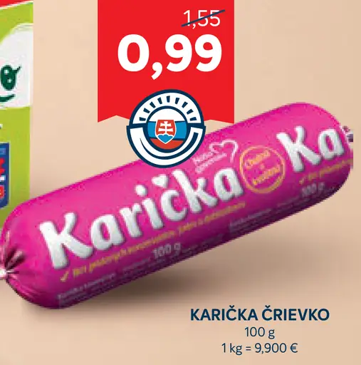 Karička črievko