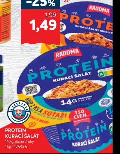 Radoma Proteín kurací šalát