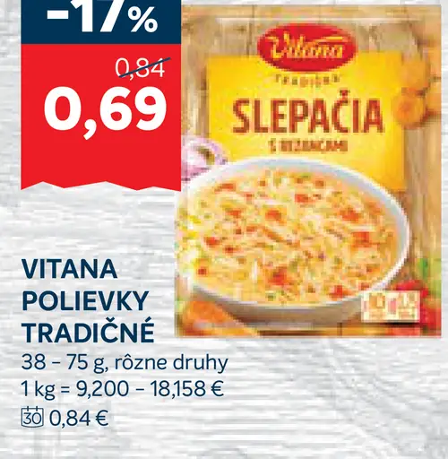 Vitana Polievky Tradičné