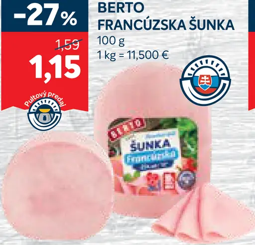 Berto francúzska šunka