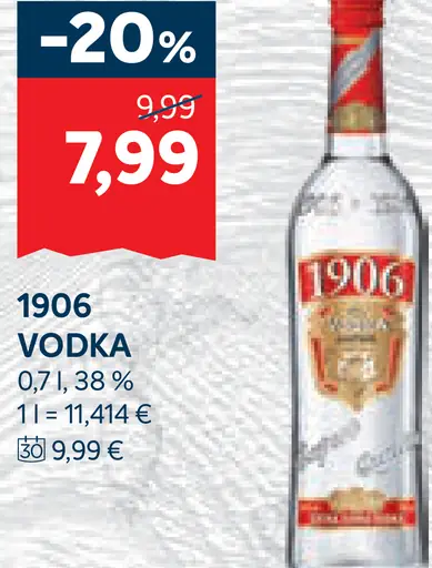 1906 Vodka 38%