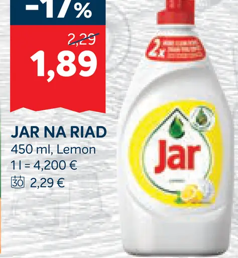 Jar Lemon prostriedok na riad