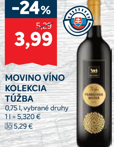 Movino Vino Kolekcia Túžba