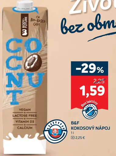 B & F Kokosový Nápoj