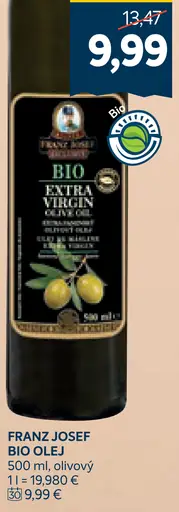Franz Josef bio extra virgin olivový olej