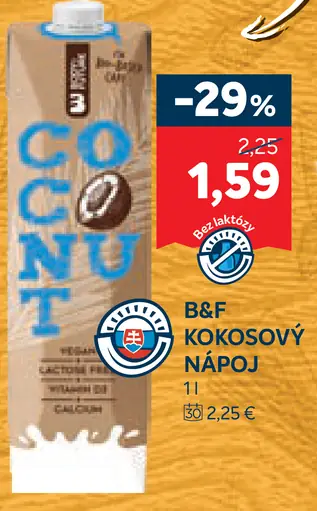 B & F Kokosový Nápoj