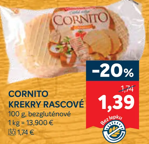 Cornito krekry rascové